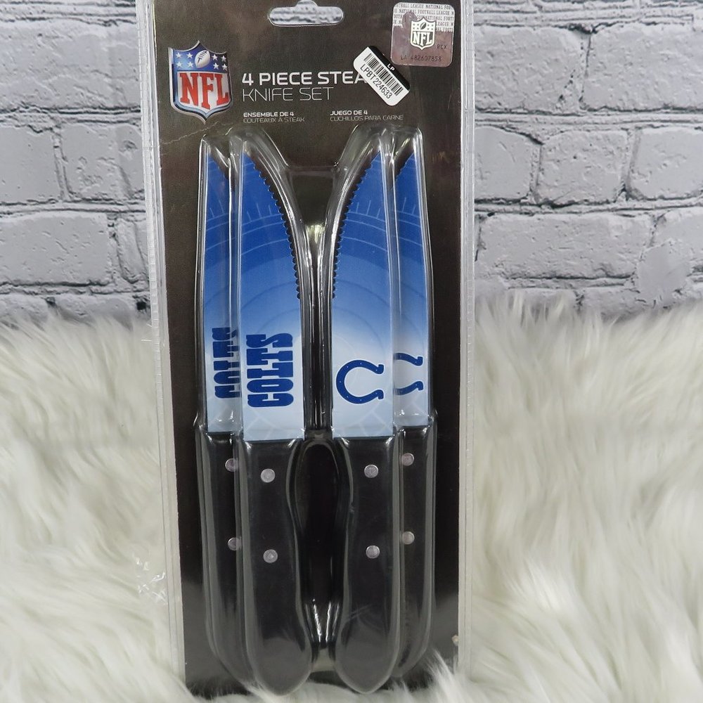 Colts 4-Piece Stainless Steel Steak Knife Set